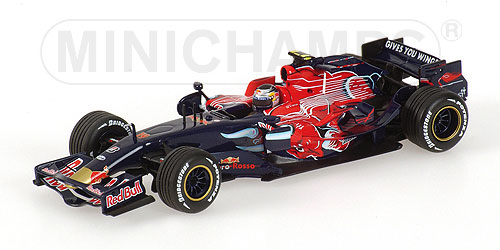 SCUDERIA TORO ROSSO – STR2 – SEBASTIAN VETTEL – 4TH CHINA GP 2007 – WITH INTERMEDIATE RAIN TYRES L.E. 4032 pcs. 1:43 model