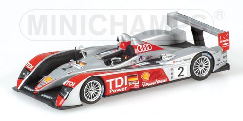 AUDI R10 – CAPELLO/KRISTENSEN/McNISH – AUDI SPORT TEAM NORTH AMERICA – 24H LE MANS 2007 L.E. 1008 pcs. 1:43 model