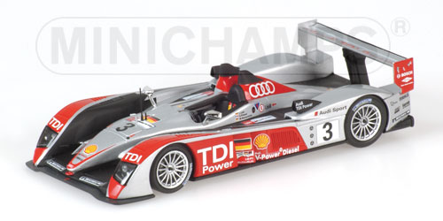 AUDI R10 – LUHR/PRÉMAT/ROCKENFELLER – AUDI SPORT TEAM JOEST – 24H LE MANS 2007 L.E. 1008 pcs. 1:43 model