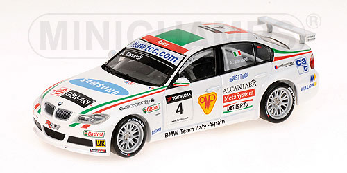 BMW 320SI BMW – ALESSANDRO ZANARDI – 3RD RACE – BMW TEAM ITALY-SPAIN – WTCC 2007 L.E. 672 pcs. 1:43 model