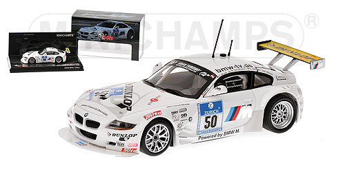 BMW Z4 M COUPE – SCHUBERT MOTORSPORT – HÜRTGEN/STUCK/STUCK/GOERANSSON – CLASS WINNERS ADAC 24H 2007 L.E. 1278 pcs. 1:43 model