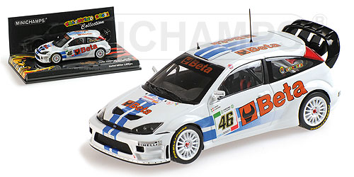 FORD FOCUS RS WRC – BETA – ROSSI/CASSINA – MONZA RALLY 2007 L.E. 1008 pcs. 1:43 model
