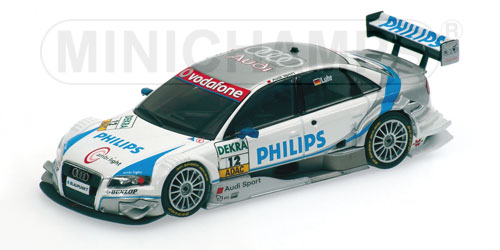 AUDI A4 – ‘PHILIPS’ – LUCAS LUHR – AUDI SPORT TEAM ROSBERG – DTM 2007 L.E. 1008 pcs. 1:43 model