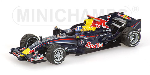 RED BULL RACING RENAULT – RB4 – DAVID COUTHARD – 2008 1:43 model