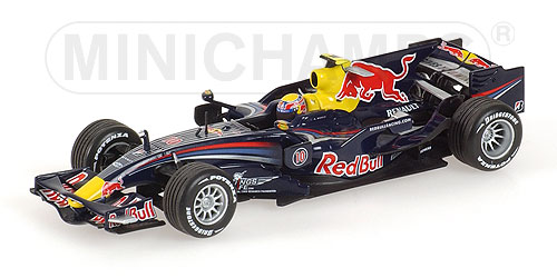 RED BULL RACING RENAULT – RB4 – MARK WEBBER – 2008 1:43 model