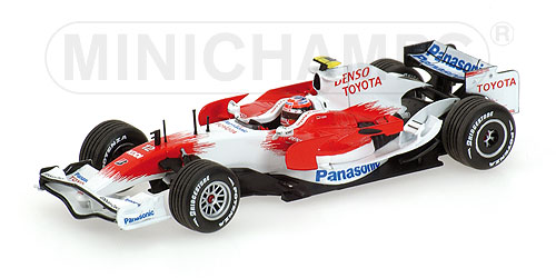 PANASONIC TOYOTA RACING – TF108 – TIMO GLOCK – 2008 1:43 model