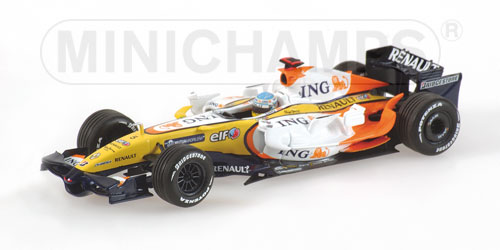 RENAULT F1 TEAM R28 – FERNANDO ALONSO – SHOWCAR 2008 L.E. 3333 pcs. 1:43 model