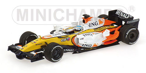 ING RENAULT F1 TEAM – R27 – FERNANDO ALONSO – TEST JEREZ 15TH JANUARY 2008 L.E. 4444 pcs. 1:43 model