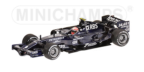 AT&T WILLIAMS TOYOTA – FW30 – KAZUKI NAKAJIMA – TEST JEREZ 12-14 FEBRUARY – 2008 L.E. 1008 pcs. 1:43 model