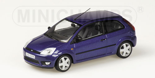 FORD FIESTA – 2002 – BLUE METALLIC 1:43 model
