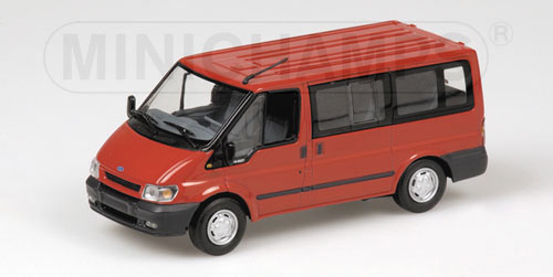 FORD TRANSIT TOURNEO VAN – 2001 – RED 1:43 model