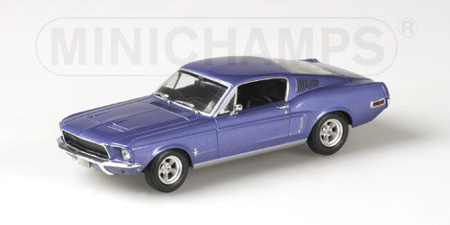 FORD MUSTANG FASTBACK 2+2 – 1968 – BLUE 1:43 model