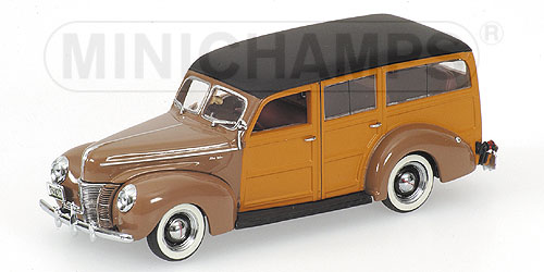 FORD V8 DELUXE ‘WOODY’ – 1940 – BROWN L.E. 1152 pcs. 1:43 model