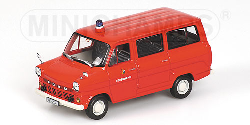 FORD TRANSIT – BUS – 1965 – ‘FEUERWEHR PFORZHEIM’ 1:43 model
