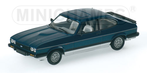 FORD CAPRI III – 1982 – BLUE/SILVER L.E. 2352 pcs. 1:43 model