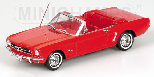 FORD MUSTANG CONVERTIBLE – 1964 – RED 1:43 model