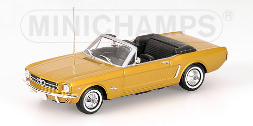 FORD MUSTANG CONVERTIBLE – 1964 – GOLD L.E. 1296 pcs. 1:43 model