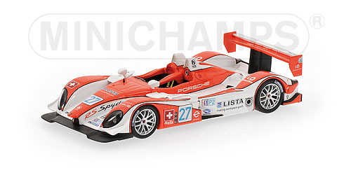PORSCHE RS SPYDER – HORAG RACING – LIENHARD/THEYS/ LAMMERS – 12H SEBRING 2008 L.E. 672 pcs. 1:43 model
