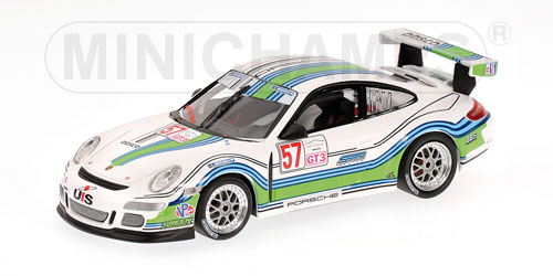 PORSCHE 911 GT3 CUP – TEAM SNOW RACING – MARTIN SNOW – IMSA GT3 CHALLENGE SEBRING 2008 L.E. 672 pcs. 1:43 model