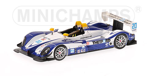 PORSCHE RS SPYDER – DYSON RACING – LEITZINGER/FRANCHITTI – 2ND PLACE 12H SEBRING 2008 L.E. 624 pcs. 1:43 model