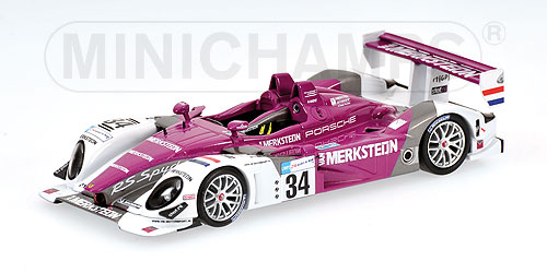 PORSCHE RS SPYDER – VAN MERKSTEIJN RACING – VAN MERKSTEIJN/VERSTAPPEN/BLEEKEMOLEN – 1ST LMP2 LM 2008 L.E. 1200 pcs. 1:43 model