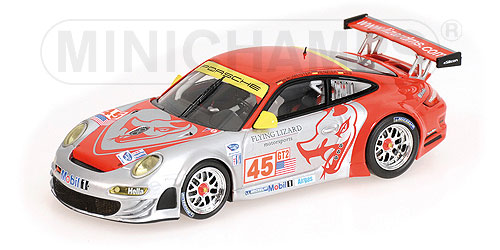 PORSCHE 911 GT3 RSR – TEAM FLYING LIZARD MOTORSPORT – BERGMEISTER/HENZLER/LIEB – 12H SEBRING 2008 L.E. 576 pcs. 1:43 model