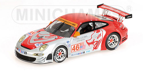 PORSCHE 911 GT3 RSR – TEAM FLYING LIZARD MOTORSPORT – VAN OVERBEC/PILET/LIETZ – 12H SEBRING 2008 L.E. 528 pcs. 1:43 model