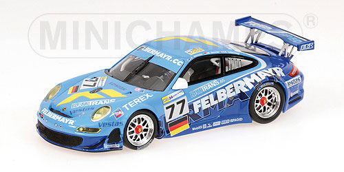 PORSCHE 911 GT3 RSR – TEAM FELBERMAYR PROTON – FELBERMAYR SR./DAVISON/HENZLER – 24H LE MANS 2008 L.E. 768 pcs. 1:43 model