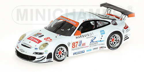 PORSCHE 911 GT3 RSR – TEAM FARNBACHER LOLES MOTORSPORT – WERNER/BASSENG/MILLER – 12H SEBRING 2008 L.E. 624 pcs. 1:43 model