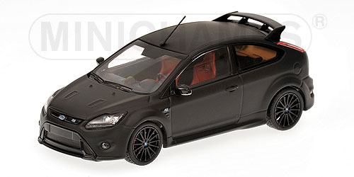 FORD FOCUS RS 500 – 2010 – MATT BLACK – WITH RED SEATS L.E. 1008 pcs. 1:43 model