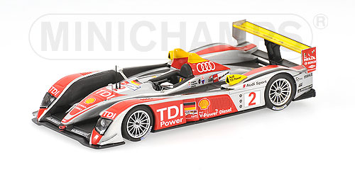 AUDI R10 – AUDI SPORT NORTH AMERICA – CAPELLO/KRISTENSEN/MCNISH – WINNERS 24H LE MANS 2008 1:43 model
