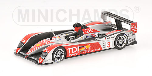 AUDI R10 – AUDI SPORT TEAM JOEST – LUHR/PRÉMAT/ROCKENFELLER – 24H LE MANS 2008 L.E. 576 pcs. 1:43 model
