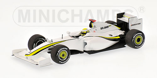 BRAWN GP F1 TEAM – JENSON BUTTON – SHOWCAR – 2009 1:43 model