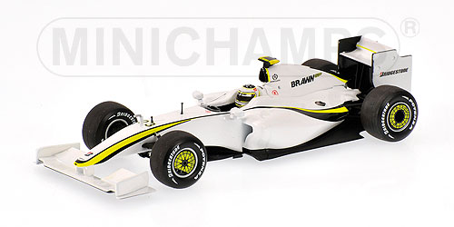 BRAWN GP F1 TEAM – RUBENS BARRICHELLO – SHOWCAR – 2009 1:43 model