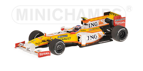 ING RENAULT F1 TEAM – R29 – CAR NO. #8 – ROMAIN GROSJEAN – 2009 L.E. 1224 pcs. 1:43 model