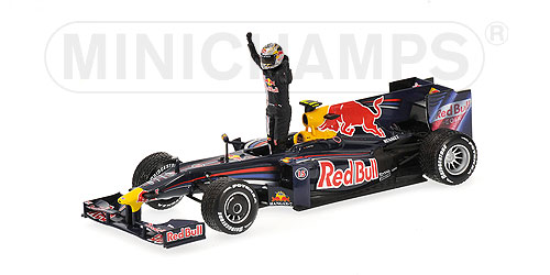 RED BULL RACING RENAULT – RB5 – SEBASTIAN VETTEL – WINNER CHINA GP 2009 – WITH RAIN TYRES L.E. 6192 pcs. 1:43 model