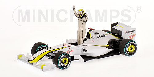 BRAWN GP MERCEDES BGP 001 – JENSON BUTTON – WINNER AUSTRALIAN GP 2009 L.E. 8208 pcs. 1:43 model