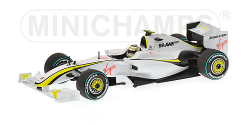 BRAWN GP MERCEDES BGP 001 – RUBENS BARRICHELLO – 2ND AUSTRALIAN GP 2009 L.E. 2664 pcs. 1:43 model