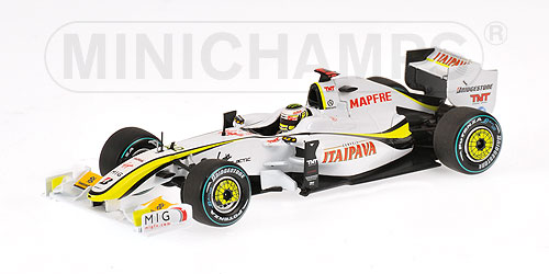 BRAWN GP MERCEDES BGP 001 – JENSON BUTTON – BRAZILIAN GP 2009 L.E. 6333 pcs. 1:43 model