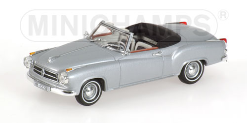 BORGWARD ISABELLA COUPE-CABRIOLET – 1959 – SILVER L.E. 2016 pcs. 1:43 model
