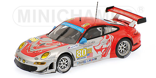 PORSCHE 911 GT3 RSR – FLYING LIZARD MOTORSPORTS – BERGMEISTER/NEIMAN/LAW – 24H LE MANS 2009 L.E. 1008 pcs. 1:43 model