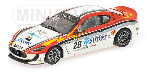 MASERATI GRANTURISMO MC GT4 – SMURRA/PIANCASTELLI – TROFEO GRANTURISMO MC – 2010 L.E. 1008 pcs. 1:43 model