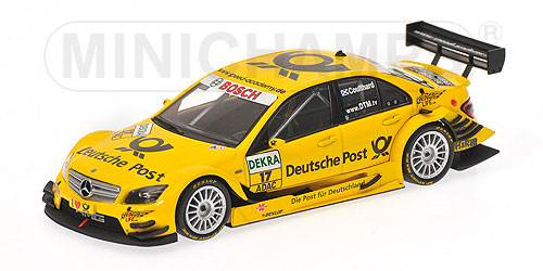 MERCEDES-BENZ C-CLASS (2008) – ‘DEUTSCHE POST’ – DEUTSCHE POST AMG MB – DAVID COULTHARD – DTM 2010 L.E. 1008 pcs. 1:43 model