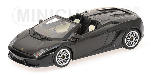 LAMBORGHINI GALLARDO LP 560-4 SPYDER – 2009 – BLACK L.E. 1296 pcs. 1:43 model