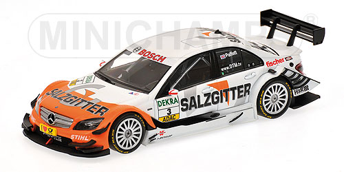 MERCEDES-BENZ C-CLASS (2009) – ‘SALZGITTER’ – TEAM SALZGITTER AMG MERCEDES – GARY PAFFETT – DTM 2010 L.E. 1008 pcs. 1:43 model