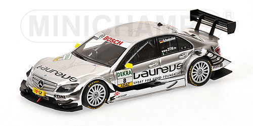 MERCEDES-BENZ C-CLASS (2009) – ‘LAUREUS’ – TEAM LAUREUS AMG MERCEDES – RALF SCHUMACHER – DTM 2010 L.E. 1008 pcs. 1:43 model