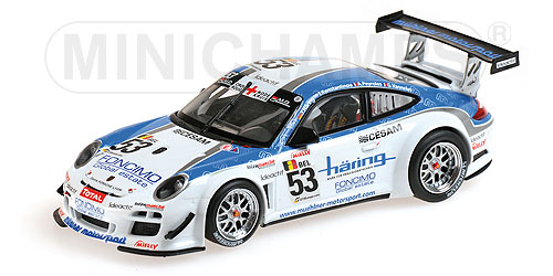 PORSCHE 911 GT3R – VANNELET/PEYROLES/KONSTANTINOU/HAERING – CLASS WINNERS 24H SPA – 2010 L.E. 1008 pcs. 1:43 model
