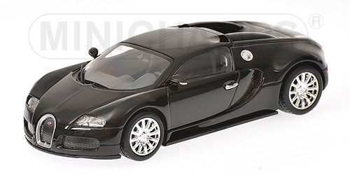 BUGATTI VEYRON – 2010 – BLACK METALLIC/BLACK METALLIC L.E. 1008 pcs. 1:43 model
