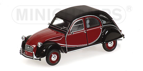 CITROEN 2CV – 1980 – RED/BLACK L.E. 3600 pcs. 1:43 model