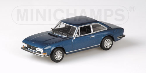 PEUGEOT 504 COUPE – 1974 – BLUE METALLIC 1:43 model